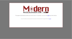 Desktop Screenshot of modernmuzzleloader.com